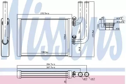 Радіатор пічки NISSENS купить