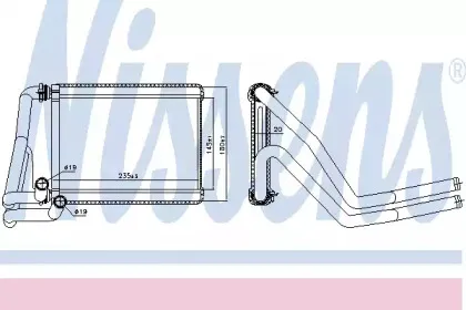 Радіатор пічки NISSENS купить