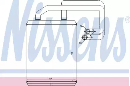 Радіатор пічки NISSENS купить