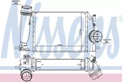 Радіатор наддуву NISSENS купить