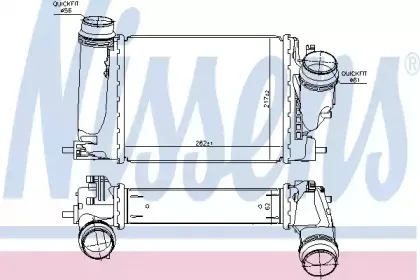 Радіатор наддуву NISSENS купить
