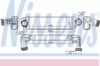 Радіатор наддуву NISSENS купить
