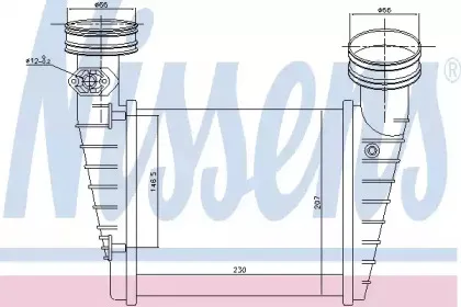Радіатор наддуву NISSENS купить