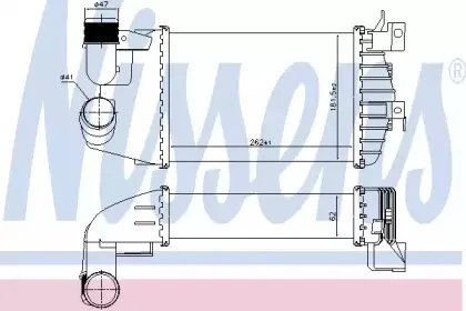 Радіатор наддуву NISSENS купить