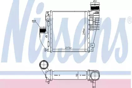 Радіатор наддуву NISSENS купить