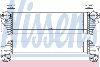 Радіатор наддуву NISSENS купить