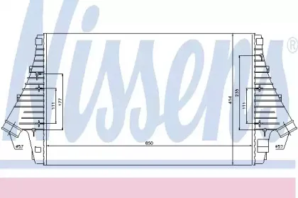 Радіатор наддуву NISSENS купить