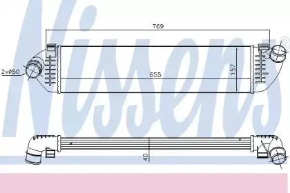 Радіатор наддуву NISSENS купить