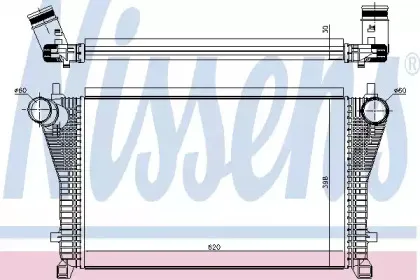 Радіатор наддуву NISSENS купить