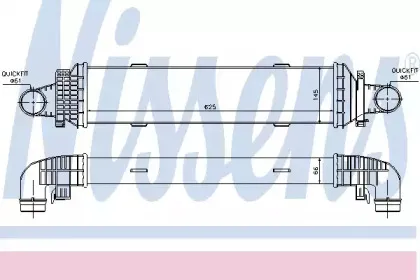 Радіатор наддуву NISSENS купить