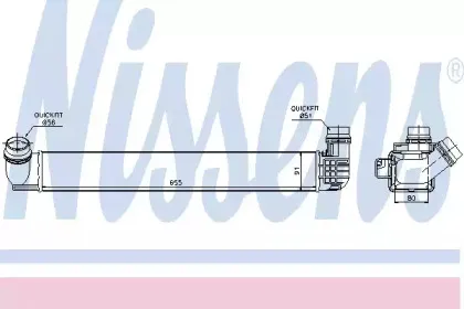 Радіатор наддуву NISSENS купить