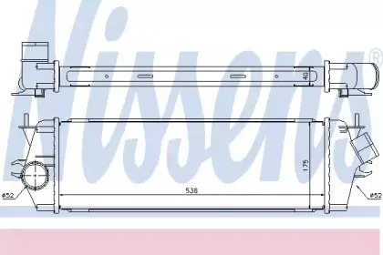 Радіатор наддуву NISSENS купить