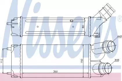 Радіатор наддуву NISSENS купить