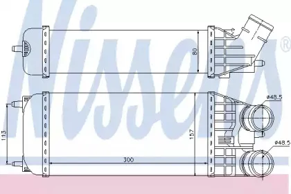Радіатор наддуву NISSENS купить