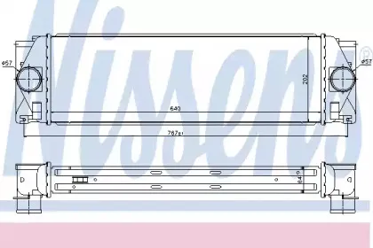 Радіатор наддуву NISSENS купить