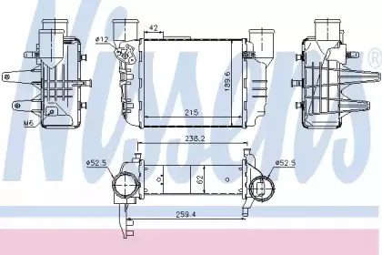 Радіатор наддуву NISSENS купить