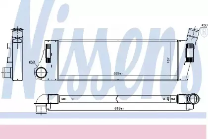 Радіатор наддуву NISSENS купить