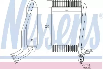 Испаритель, кондиционер NISSENS купить
