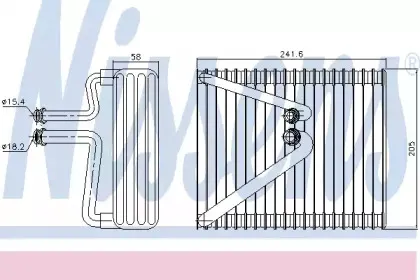 Испаритель, кондиционер NISSENS купить