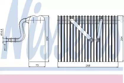 Испаритель, кондиционер NISSENS купить