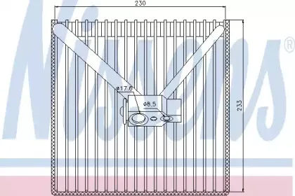 Испаритель, кондиционер NISSENS купить