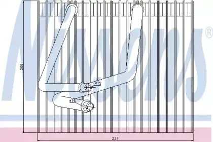 Испаритель, кондиционер NISSENS купить