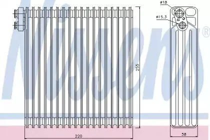 Испаритель, кондиционер NISSENS купить