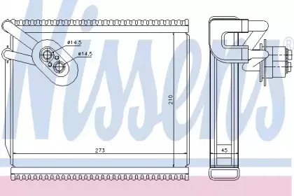 Испаритель, кондиционер NISSENS купить