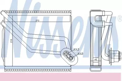 Испаритель, кондиционер NISSENS купить