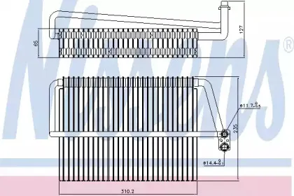 Испаритель, кондиционер NISSENS купить