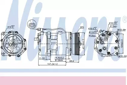 Компрессор, кондиционер NISSENS купить