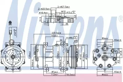 Компрессор, кондиционер NISSENS купить