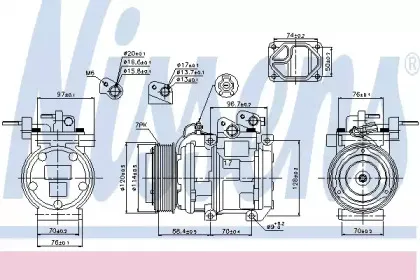 Компресор кондиціонера NISSENS купить