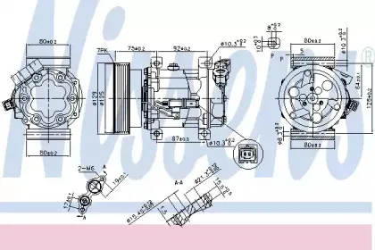 Компрессор, кондиционер NISSENS купить
