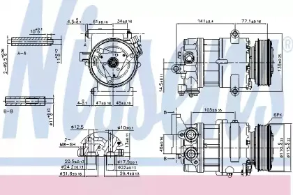 Компресор кондиціонера NISSENS купить