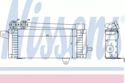 масляный радиатор, двигательное масло NISSENS купить