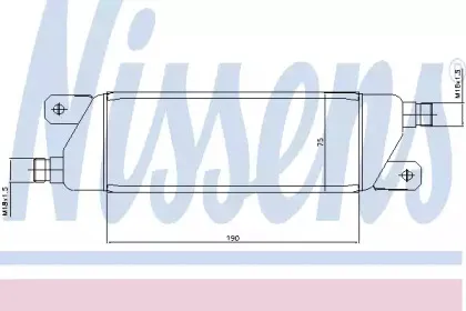 масляный радиатор, двигательное масло NISSENS купить