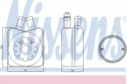 Радіатор масляний NISSENS купить