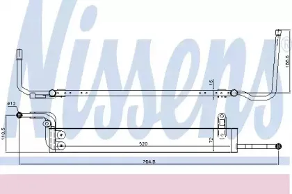 Масляный радиатор, рулевое управление NISSENS купить