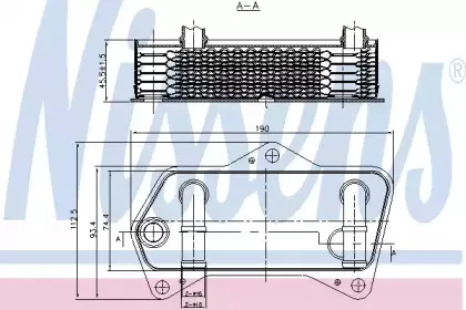 Радіатор масляний NISSENS купить