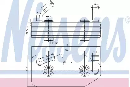 Радіатор масляний NISSENS купить
