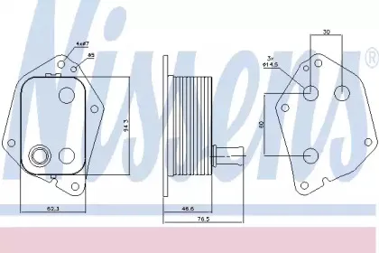 Радіатор масляний NISSENS купить