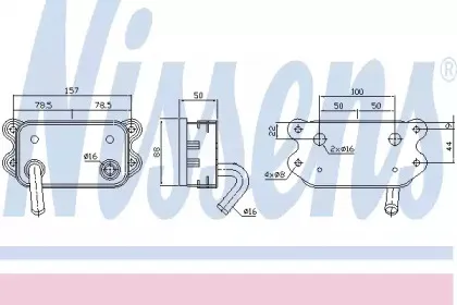 Радіатор масляний NISSENS купить