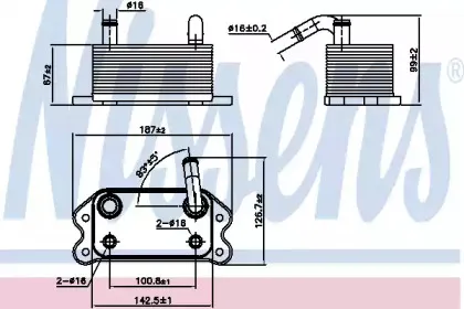Радіатор масляний NISSENS купить
