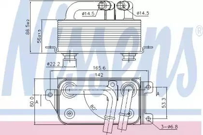 Радіатор масляний NISSENS купить