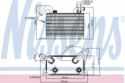 Масляный радиатор, автоматическая коробка передач NISSENS купить