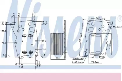 Радіатор масляний NISSENS купить