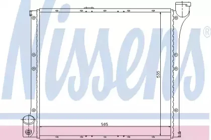 Радиатор, охлаждение двигателя NISSENS купить