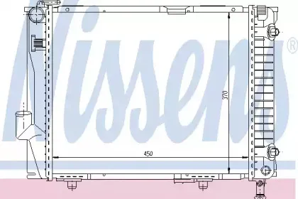 Радіатор охолоджування NISSENS купить