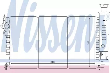 Радиатор, охлаждение двигателя NISSENS купить